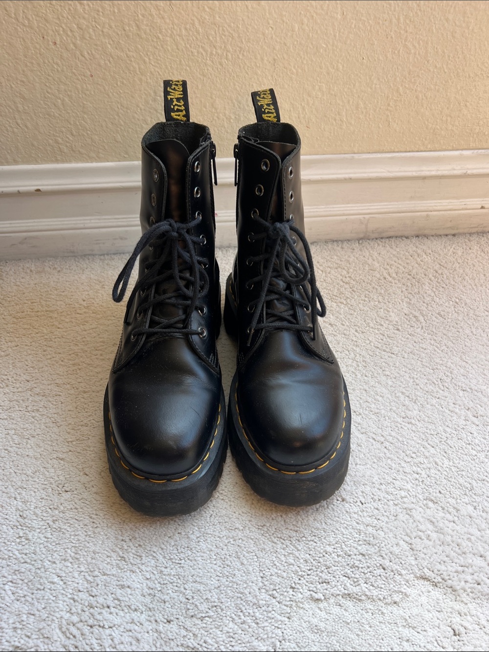 Dr. Martens Jadon Women’s Platform Boots Size 10